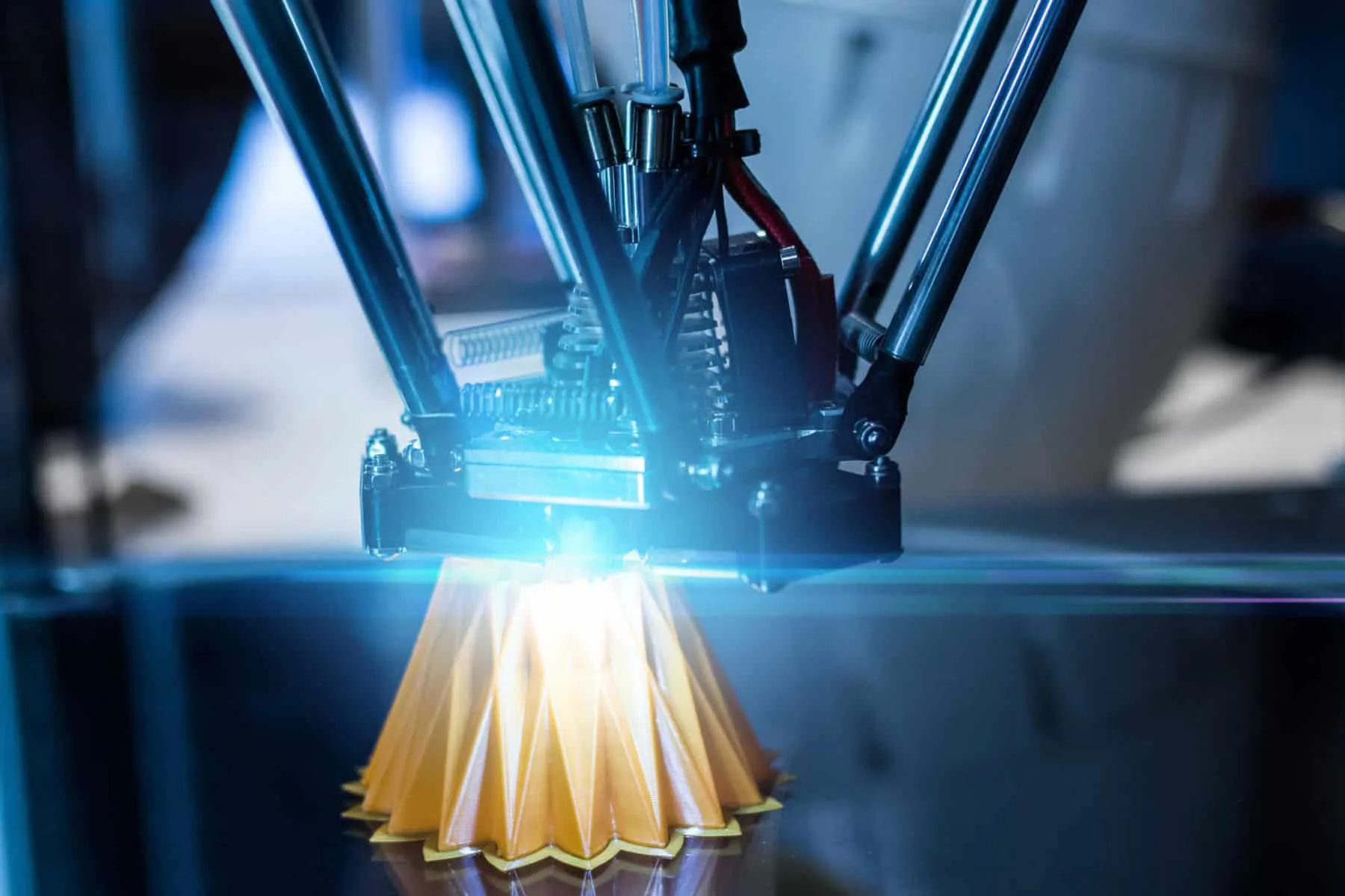 3D printing machine during work process | 3D-Concrete Printing Completed on Los Angeles County’s First Approved 3D-Printed Home