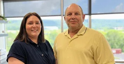 Lauren Meadway, PE, CBSI, Structural Project Manager, and Stephen Janosko, PE, Western PA Transportation Lead - Dawood Engineering | Dawood Engineering Expands Western Pennsylvania Transportation Leadership with Stephen Janosko, PE, and Lauren Meadway, PE, CBSI