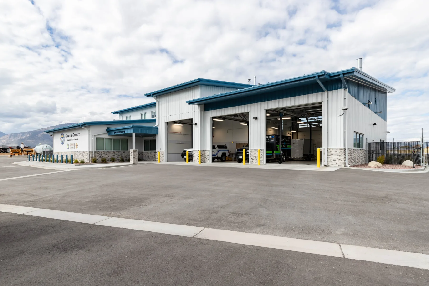Chaffee County EMS exterior. Photo courtesy of Wold Architects and Engineers. | Wold Architects and Engineers celebrates the completion of Chaffee County’s new North-End Public Safety Complex