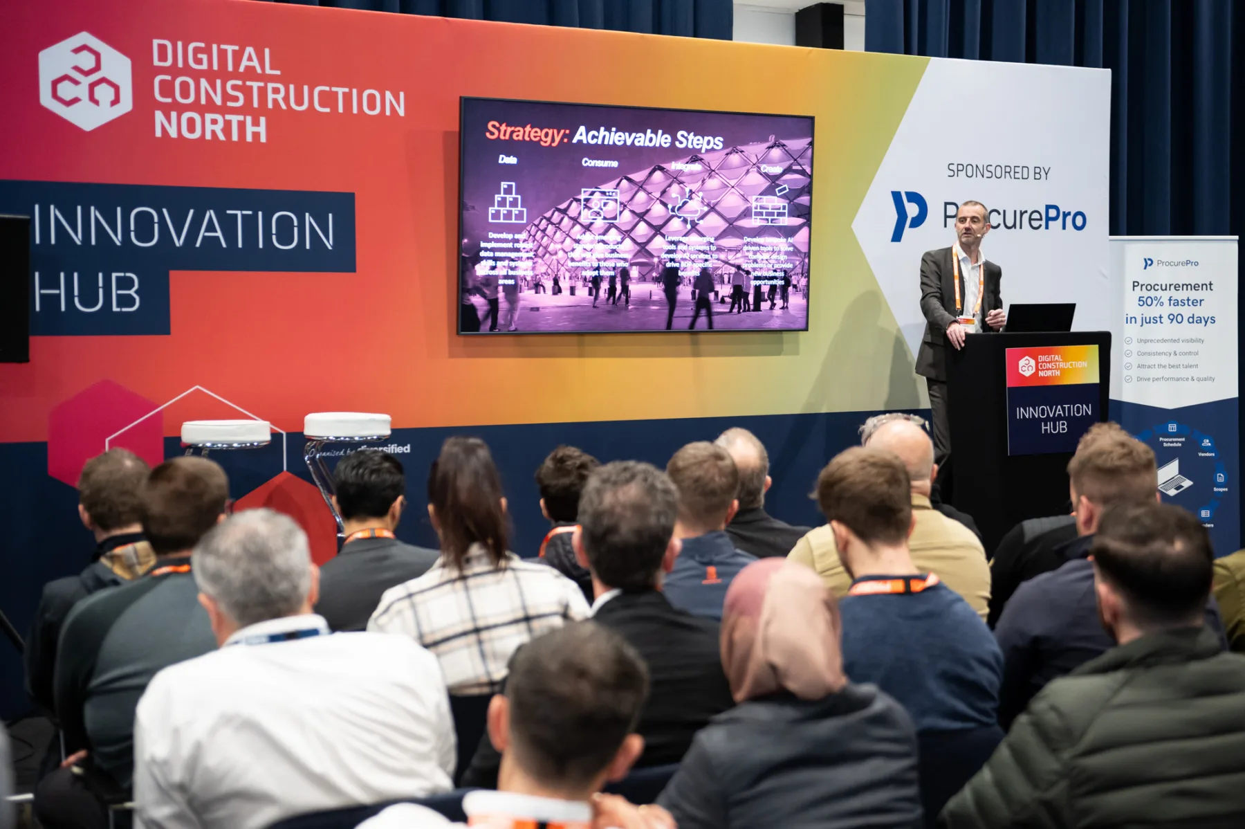 Digital Construction North 2024. Photo courtesy of Digital Construction North. | Mott MacDonald’s Head of AI joins speaker line-up at Digital Construction North 