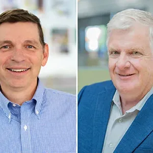 Tom Jackman (L) and Mike McArdle (R). Photo courtesy of VHB. | VHB Announces Key Leadership Team Advancements