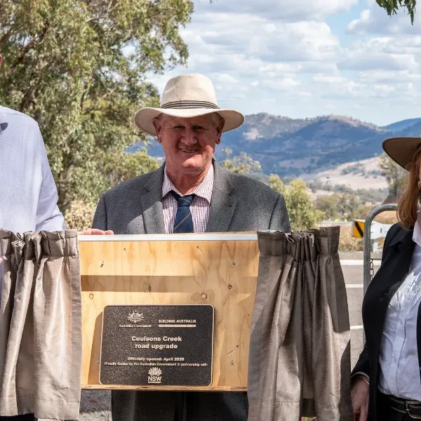 Photo Credit: Upper Hunter Shire Council. | Critical Regional Infrastructure Complete at Coulsons Creek