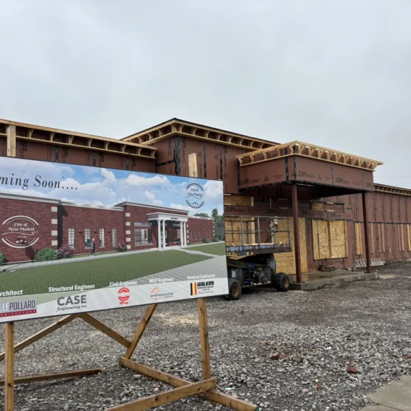 Image provided by DILLE POLLARD Architecture. | Case Engineering Designing Structural Support for New City Hall in Earthquake-Prone New Madrid, MO