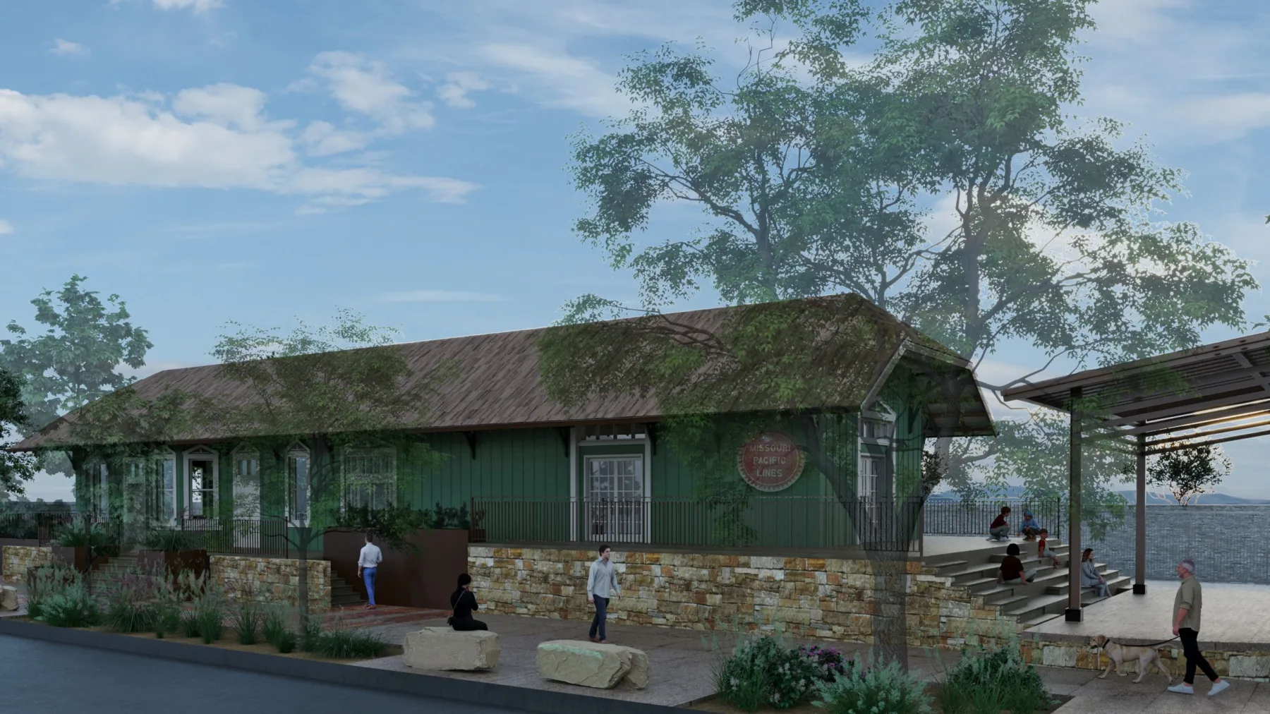 Lawrence Group Transforming Historic Buda, TX Train Depot into Marketplace for Emerging Businesses, Community Gathering