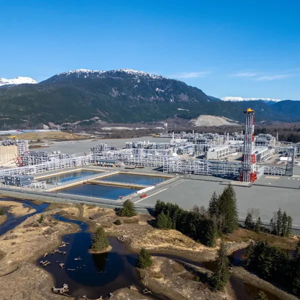 Aerial view of LNGC Site. Photo Credit: Fluor. | Fluor Joint Venture Receives Limited Notice to Proceed for Proposed Phase 2 Expansion of LNG Canada Facility