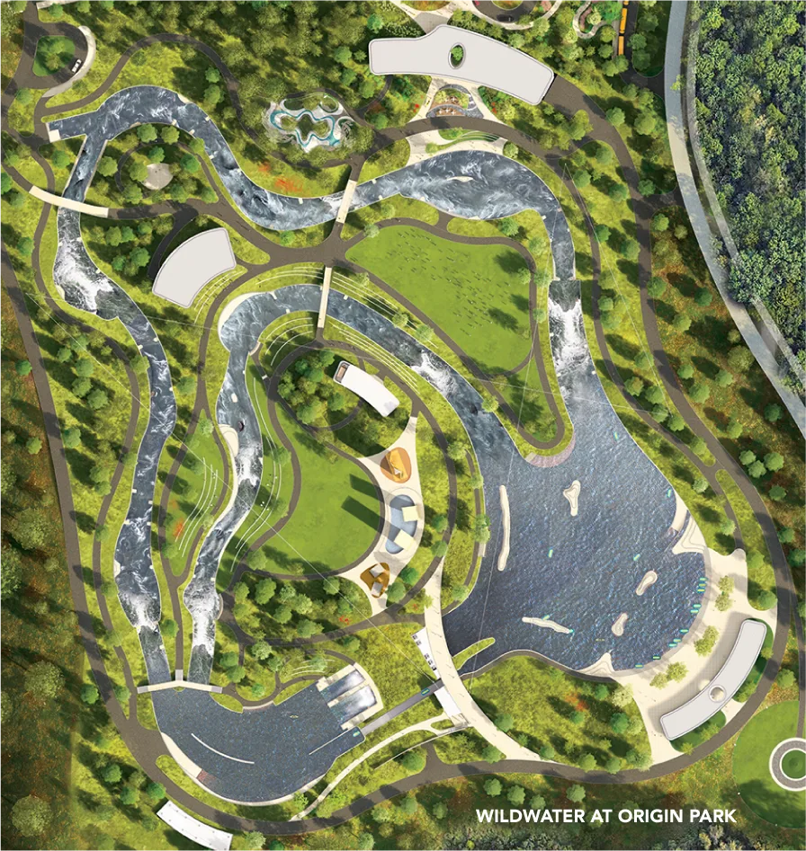 Calibre Engineering Leads Design of Signature Whitewater Venue at Origin Park