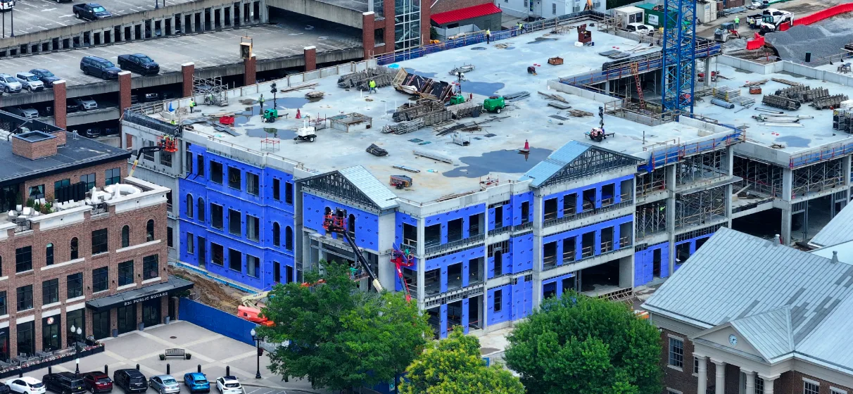 STV Advances Franklin City Hall Project with Topping Out Milestone