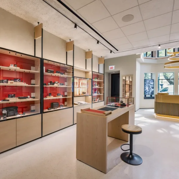 Photo Credit: Lawrence Group | Lawrence Group Designs Chicago Flagship Store, Gallery for Upscale Camera Brand Leica
