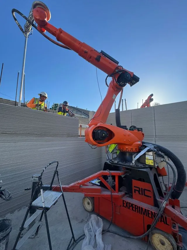 RIC Robotics and K4K Construction Complete Printing of Sacramento’s First Permitted 3D Concrete-Printed Home
