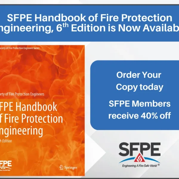 Photo Credit: SFPE | SFPE Releases 6th Edition of Handbook of Fire Protection Engineering  