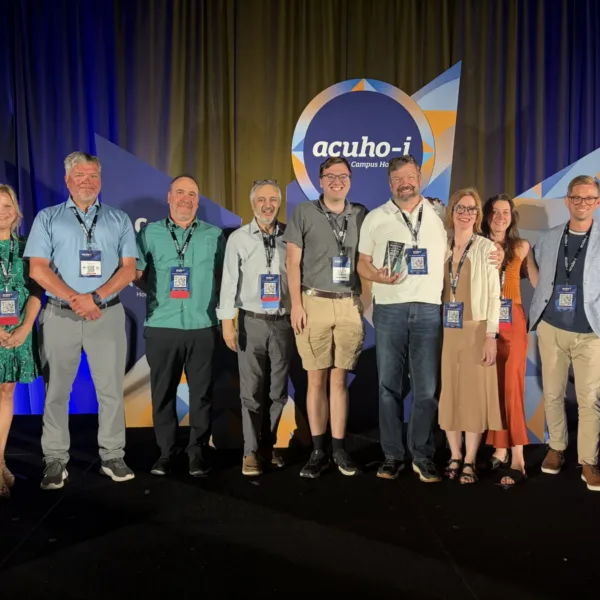 Photo Credit: Lawrence Group  | Lawrence Group Principal Paul Wuennenberg Receives Prestigious ACUHO-I Parthenon Award for Contributions to Student Housing