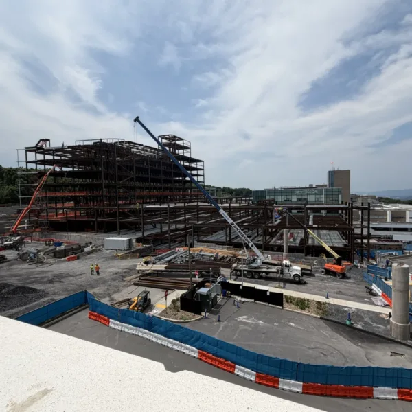 Photo Credit: O’Donnell & Naccarato | O’Donnell & Naccarato Celebrates Topping Out of Geisinger Wyoming Valley Medical Center Expansion