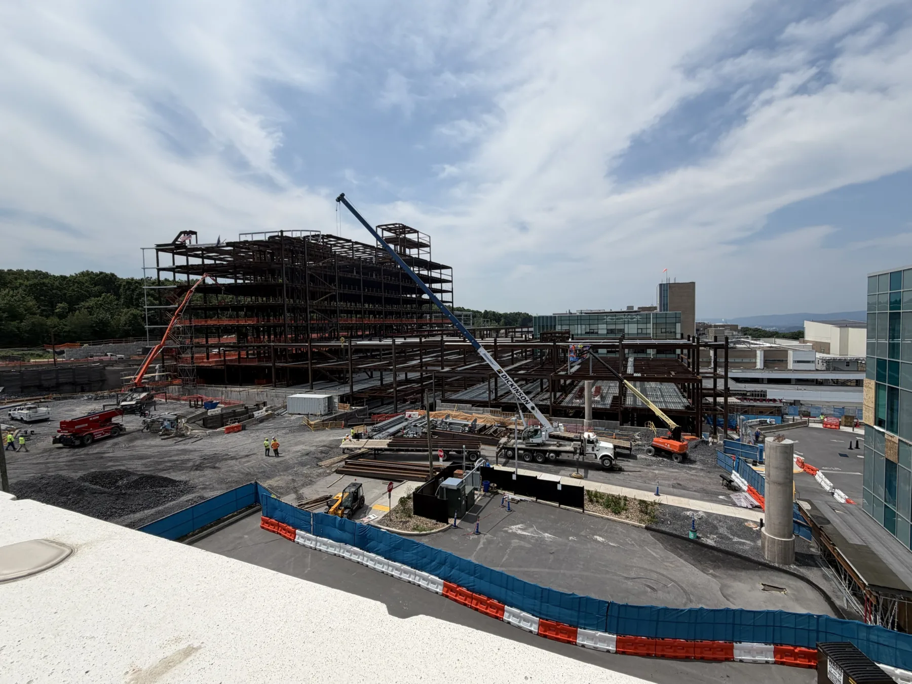 Geisinger Wyoming Valley Medical Center Expansion Tops Out