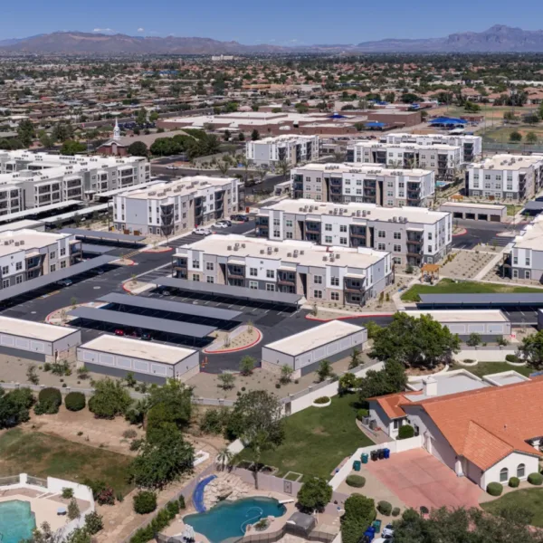 Photo Credit: Ware Malcomb  | Ware Malcomb Announces Construction is Complete on Emblem Mesa in Mesa, AZ