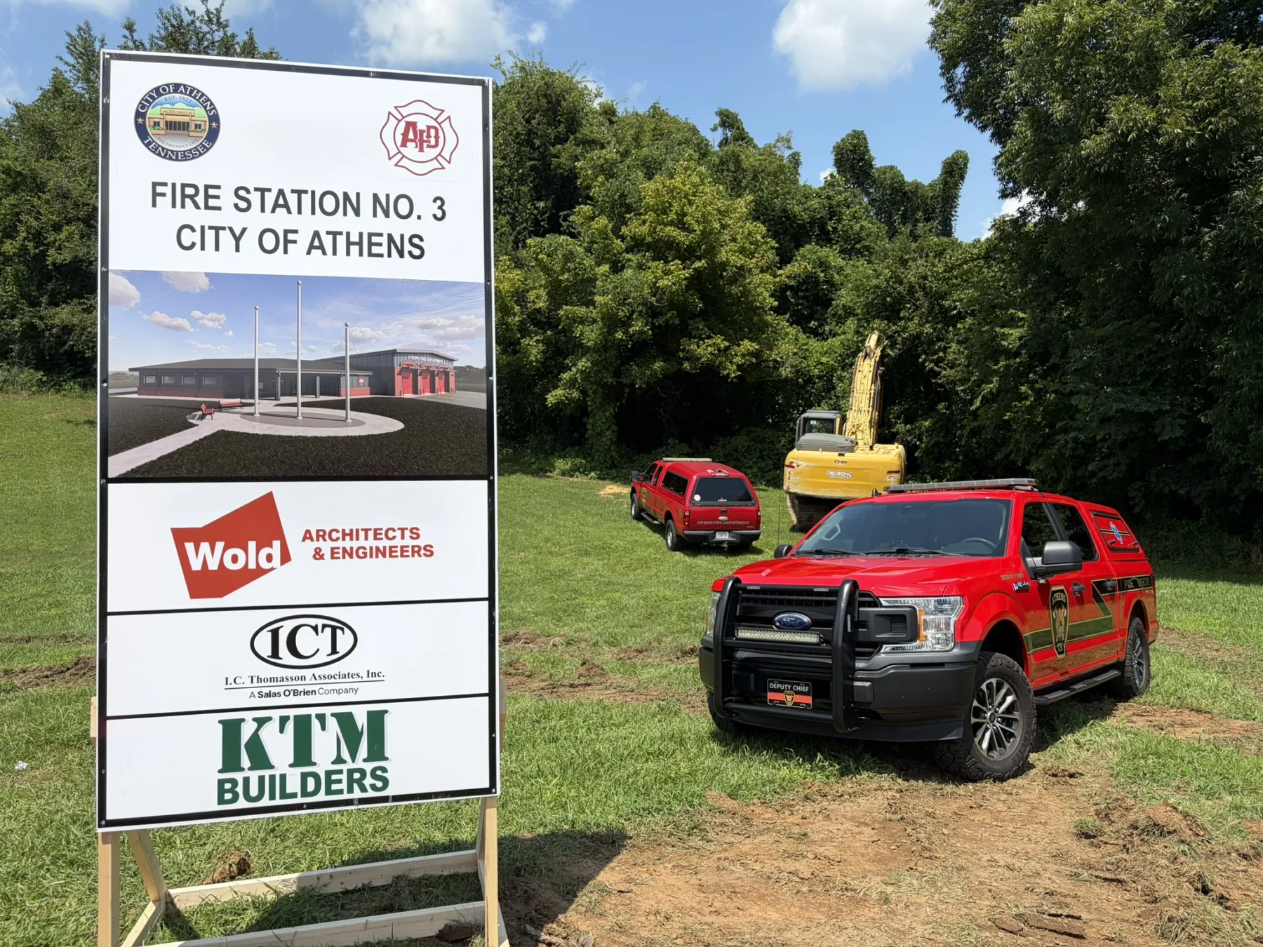 Athens Breaks Ground on Fire Station with Wold Architects