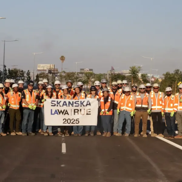 Photo Credit: Skanska | Skanska Completes Construction on Los Angeles World Airports Roadways, Utilities & Enabling Project (LAWA RUE)