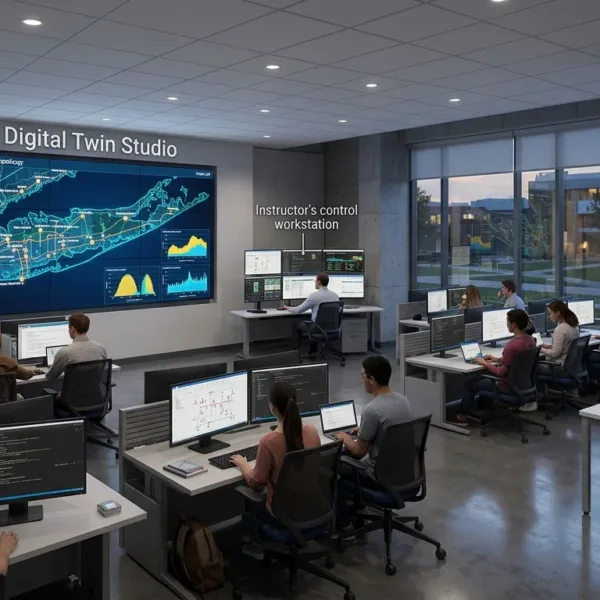 Photo Credit: Stony Brook University | Stony Brook University Building Digital Twin Studio to Advance Grid Research and Resilience