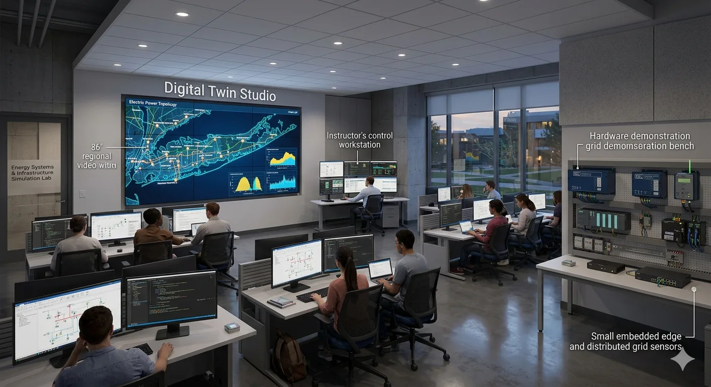 Stony Brook's Digital Twin Studio to Transform Grid Resilience