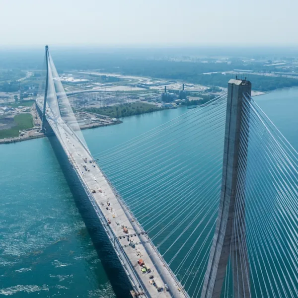 Photo Credit: DYWIDAG | DYWIDAG Delivers Stay Cable System for Gordie Howe International Bridge