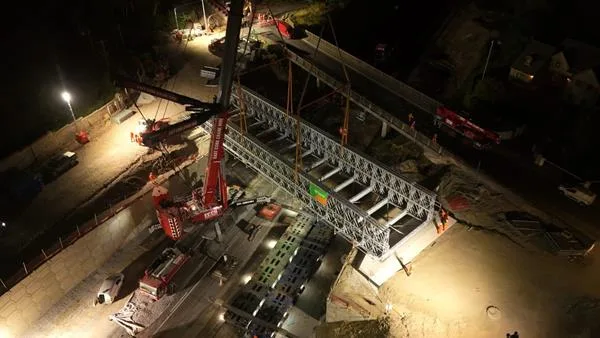 Acrow's Modular Bridge Eases Traffic During Irish Motorway Overhaul